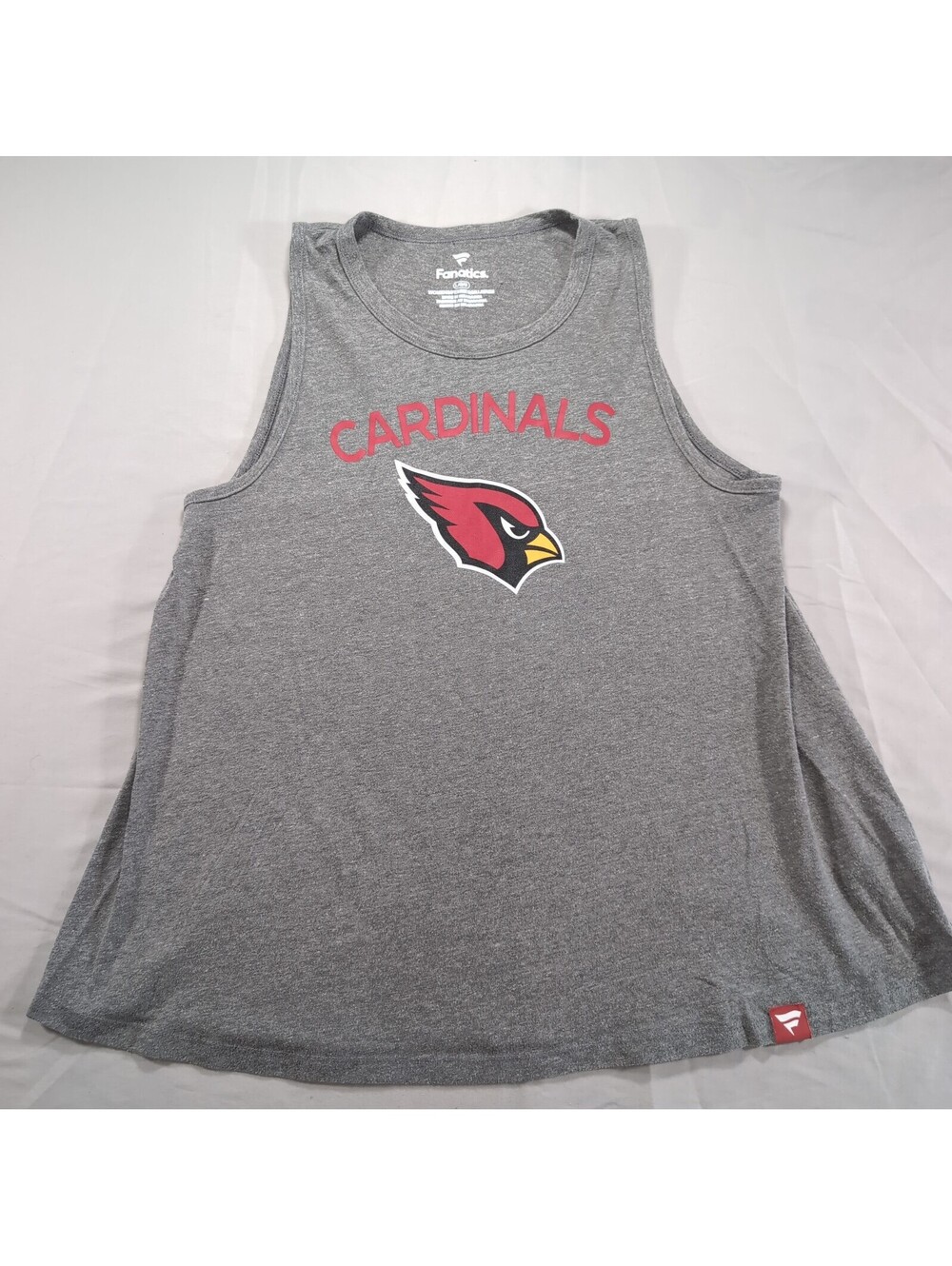 Arizona Cardinals Gray Tank Top Womens L